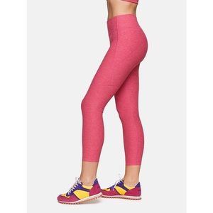 NWT Outdoor Voices 3/4 Warmup Leggings Flamingo
